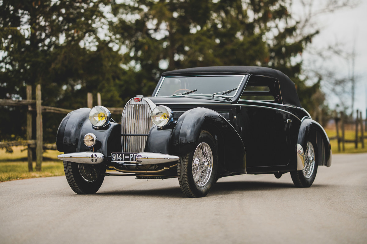 1939 Bugatti Type 57C Stelvio by Gangloff offered at RM Sotheby’s Amelia Island live auction 2020